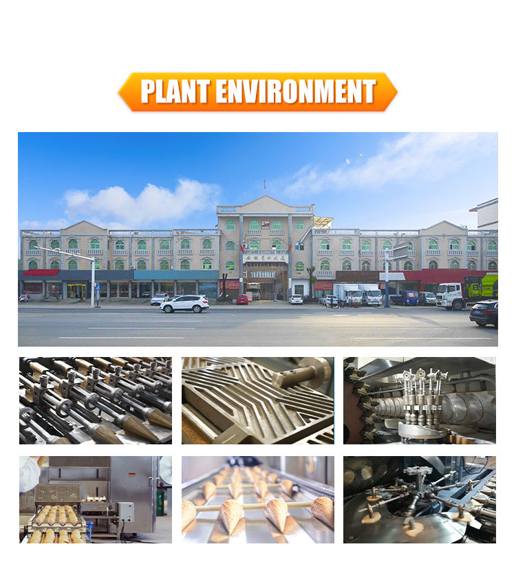 55 Baking Plates Cone Machinery Multi Function Baking Machine