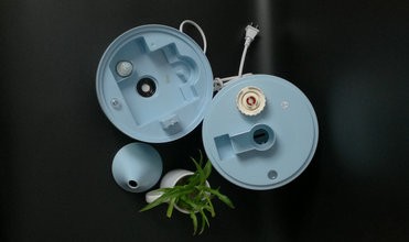 Household Drop - Shaped Led Aroma Ultrasonic Humidifier PP ABS Material