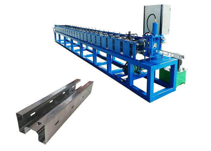 Fast Speed Metal Stud And Track Roll Forming Machine Size 7300*1200*1650mm