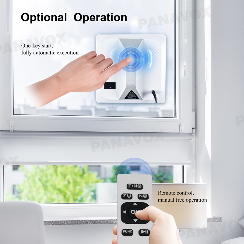 500mAh Battery Capacity App-Controlled Robot Vacuum for Glass Windows Cleaning in 2023
