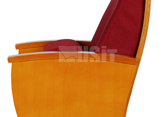 Comfortable Cushion School Auditorium Seating , Auditorium Theater Chairs CE UL ISO
