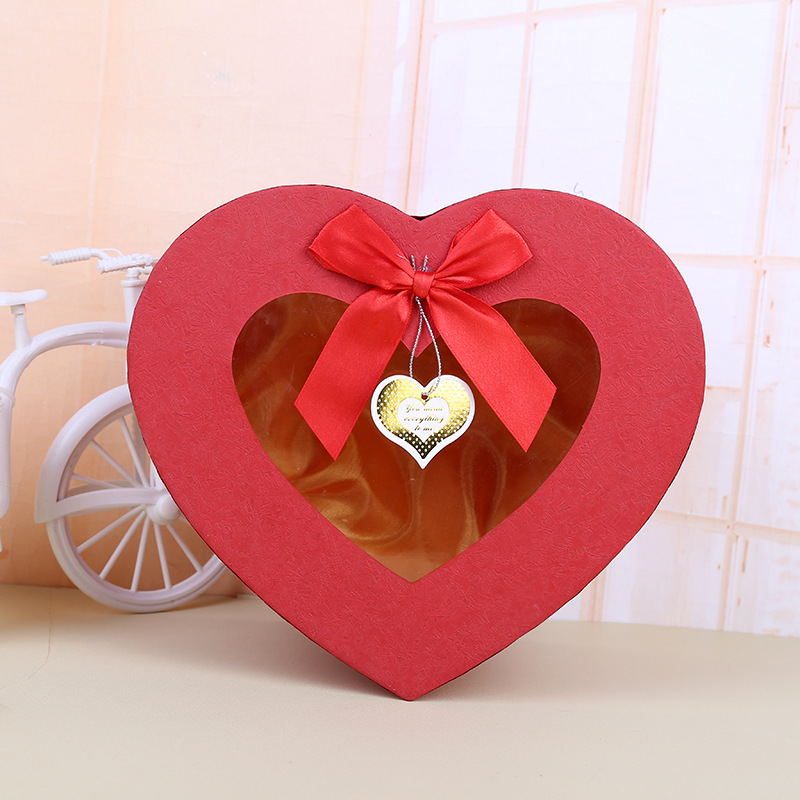 Customized Heart-Shaped Flower Gift Box Packaging with Rigid Box and Matt Lamination