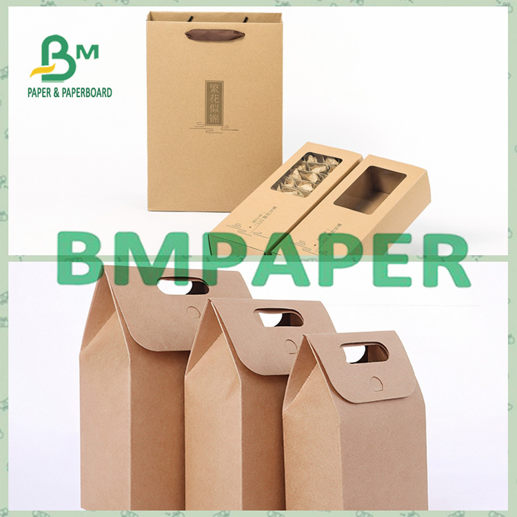 60g - 120g Brown Food Grade Kraft Paper For Food Product Packaging