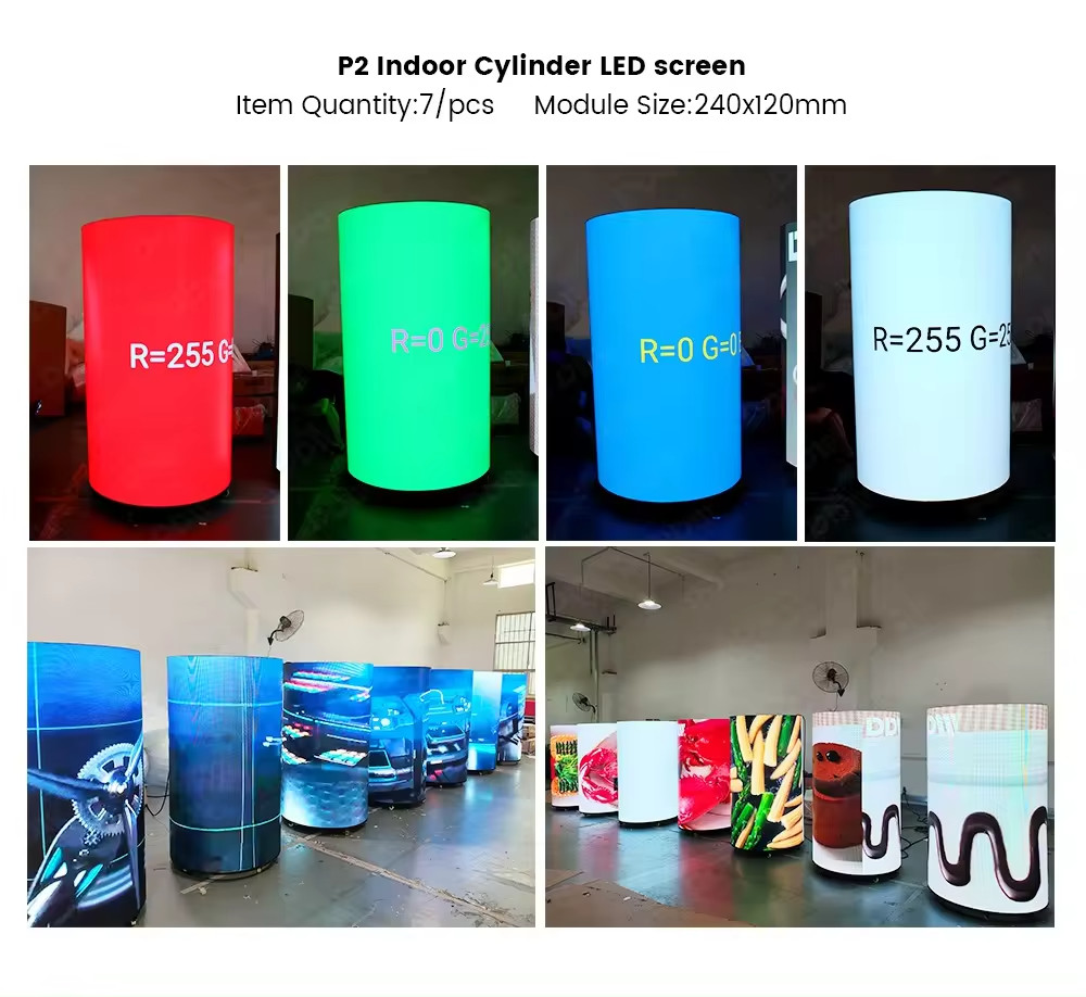 Original Type Flexible Soft Screen Vertical Indoor LED Display Screens for Wedding