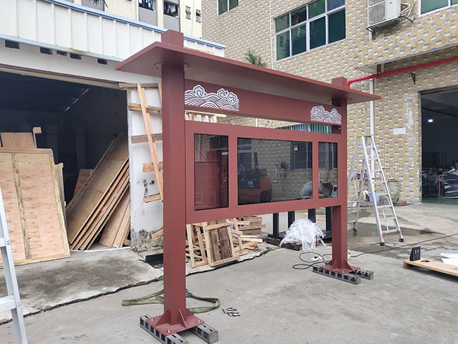 Standing Device Digital Signage Retail Screen High Brightness Waterproof Sunlight Readable Outdoor LCD Display