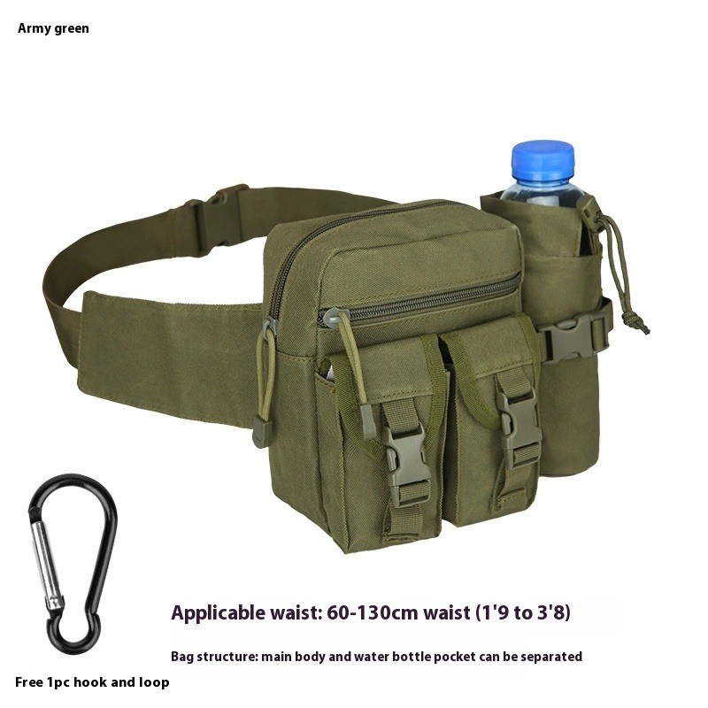 Fanny Pack Men'S Multi-Functional Sports Waterproof Small Fanny Pack Kettle Satchel Outdoor Riding Fishing Travel Kit