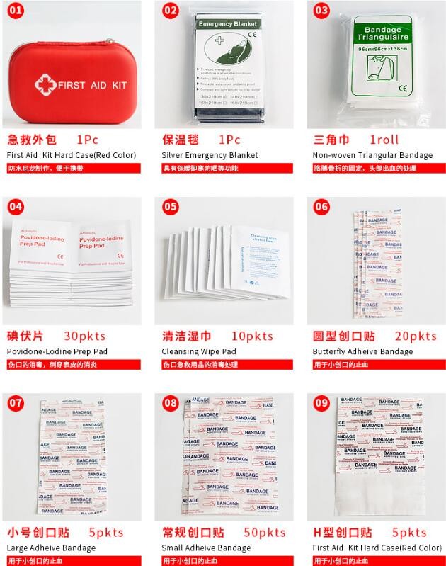 first aid kit bag ,ML-s5 Military Medical Bag Pouch without Medical Equipments, aid kit travel first aid kit bags with L