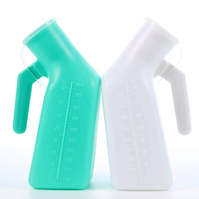 Male Portable Urinal Pee Bottles Home Urinal Potty for Men Urinal with Lid 1000mL