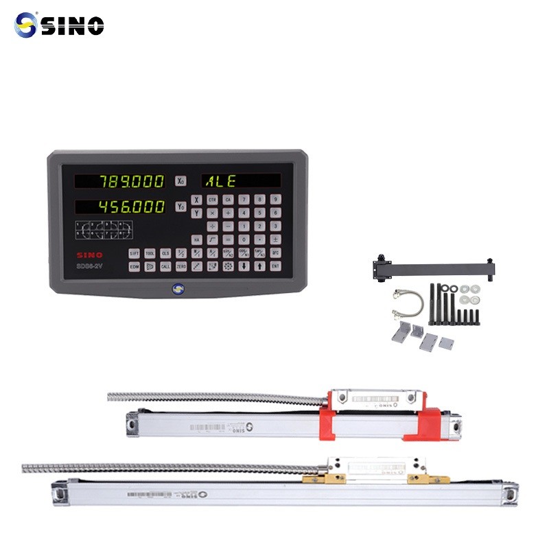 SDS6-2V Digital Readout SINO LED Screen 2 Axis DRO System 60Hz For Milling lathe Machine