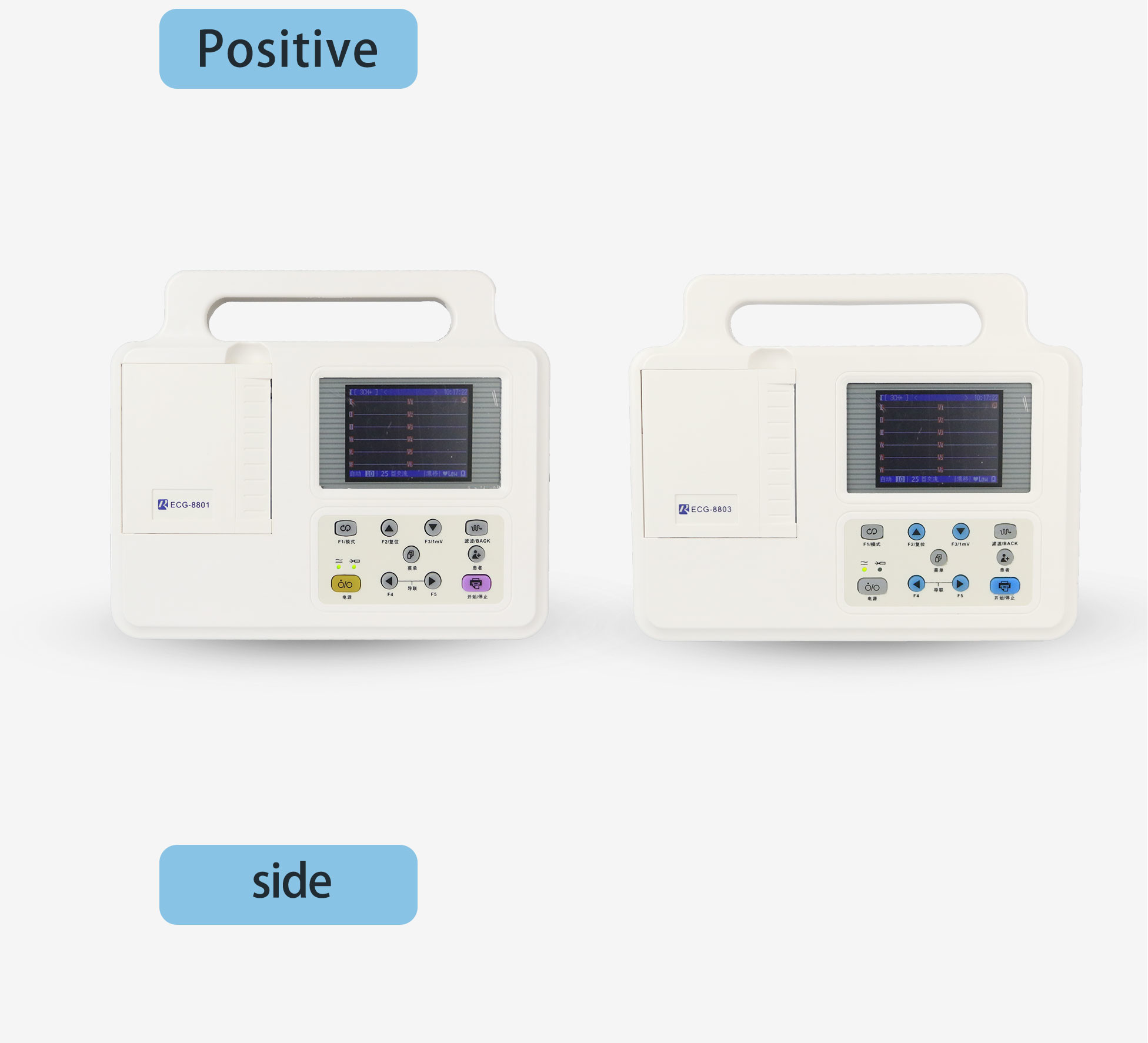 Automatic Portable Ecg Machine Ekg Electrocardiogram Machine 12 Leads