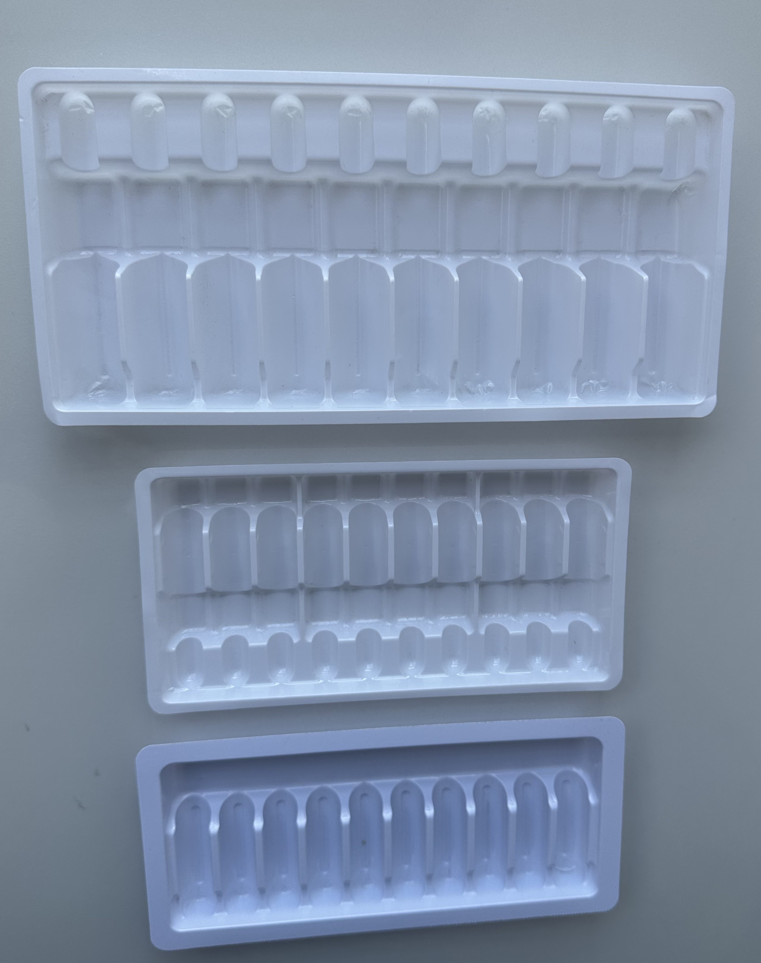 Glass Injection Bottle Tray PET Inner Tray Customization