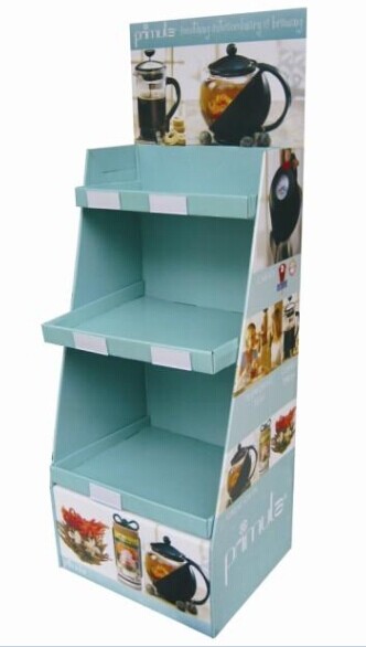 Coffee paper exhibition stand Product display Environmental protection cardboard shelves