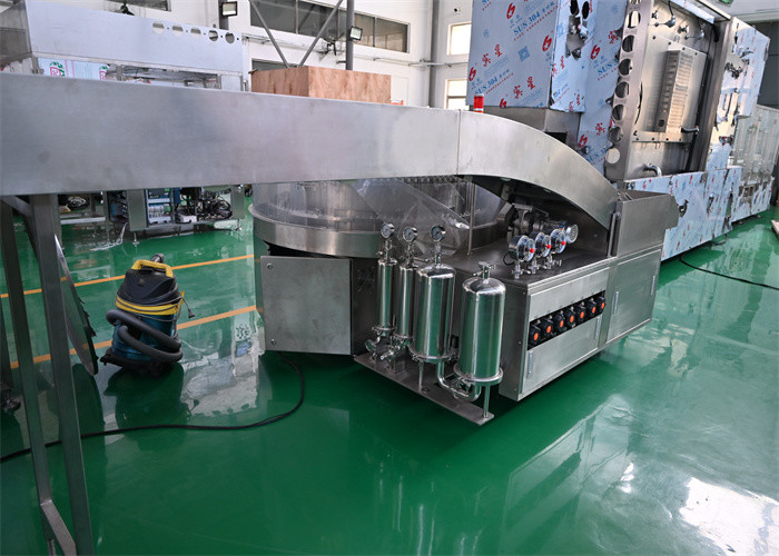 Clean Pressed Air Consumption rota ampoule filling machine with /- 0.5-2% Filling Accuracy