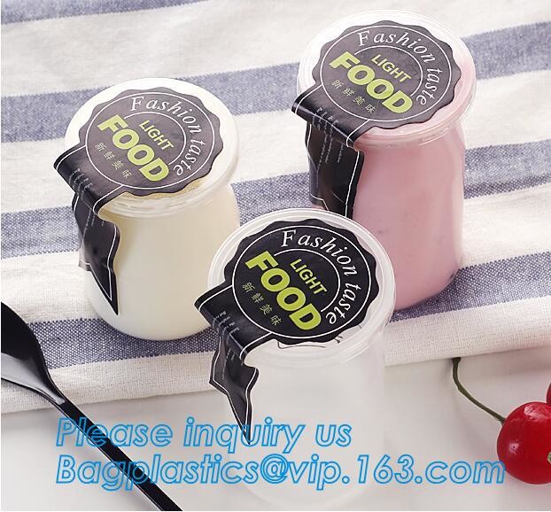 Food Packaging Disposable Various PP Yougurt Cup,flexo printing for frozen yogurt yougurt cup,Plastic Yougurt Cup With C