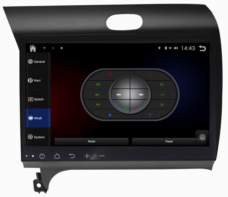 Ouchuangbo Kia K3 2013 car dvd head unit video player stereo GPS Radio android 4.4 system