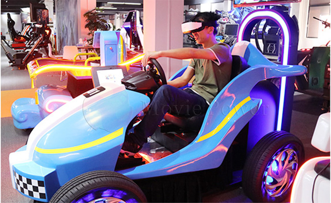 VR Theme Park Rides 9D Kids Racing Game Simulator Coin Operated Car Arcade Machine
