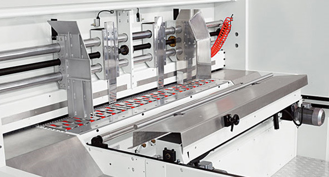 45KW Carton Box Flexo Printing Machine 3 Color Lead Edge Feeding