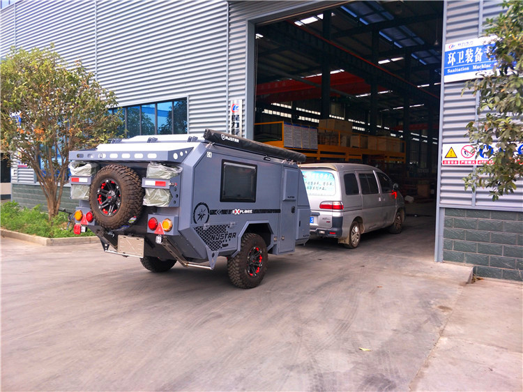 5900mm Aluminum Off Road Camper Trailer R16 1500kg Light Weight