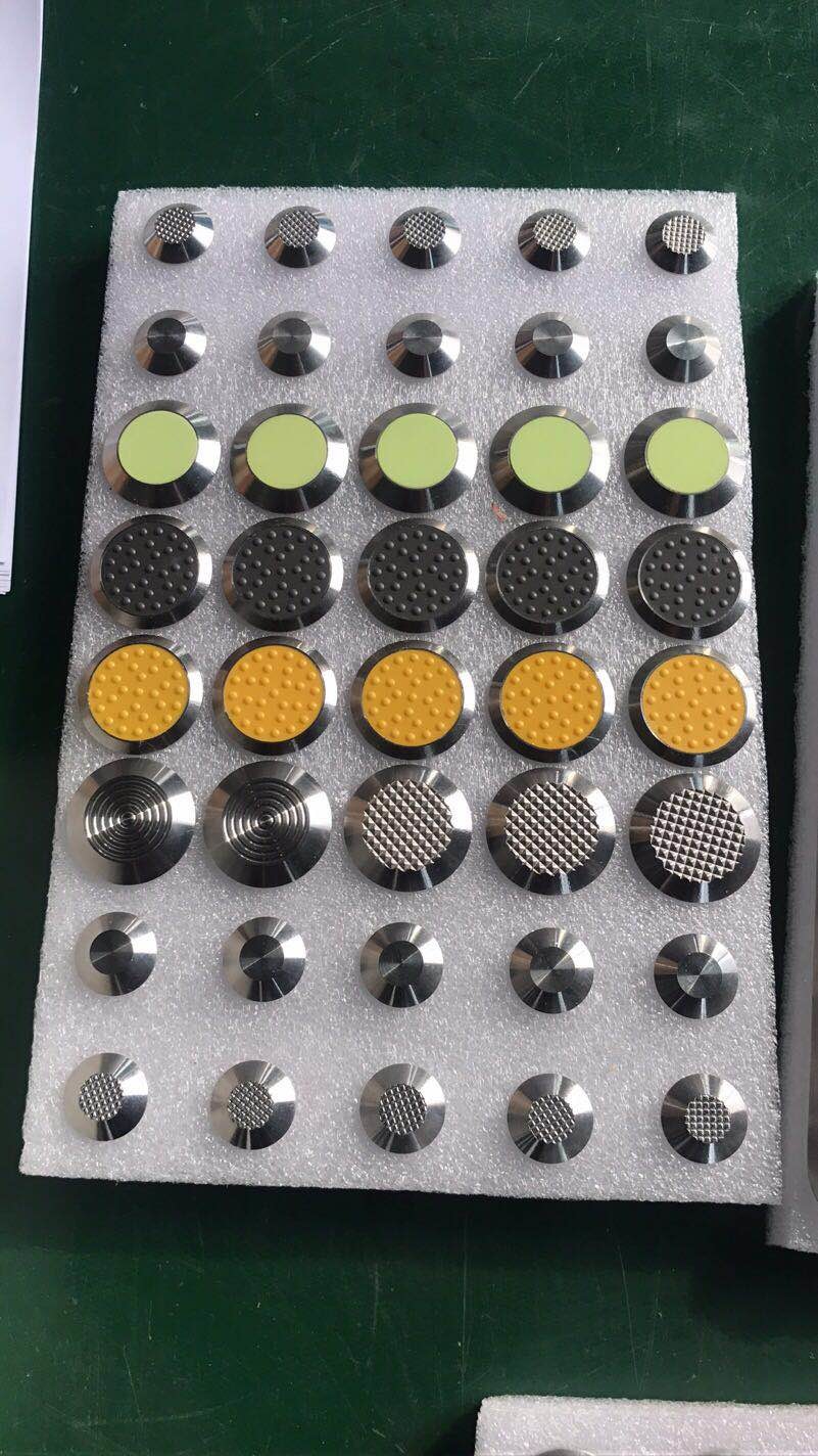 SS304 SS316 Road Stud Tactile Indicator Studs PP Surface Stainless Steel Tactile Studs Anti Slip