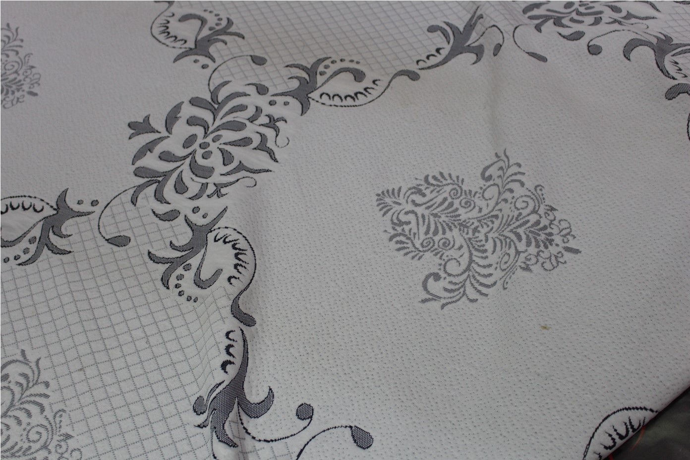 2.4m Width 300gsm Stretch Jacquard Knitting Fabric For Mattress Protector