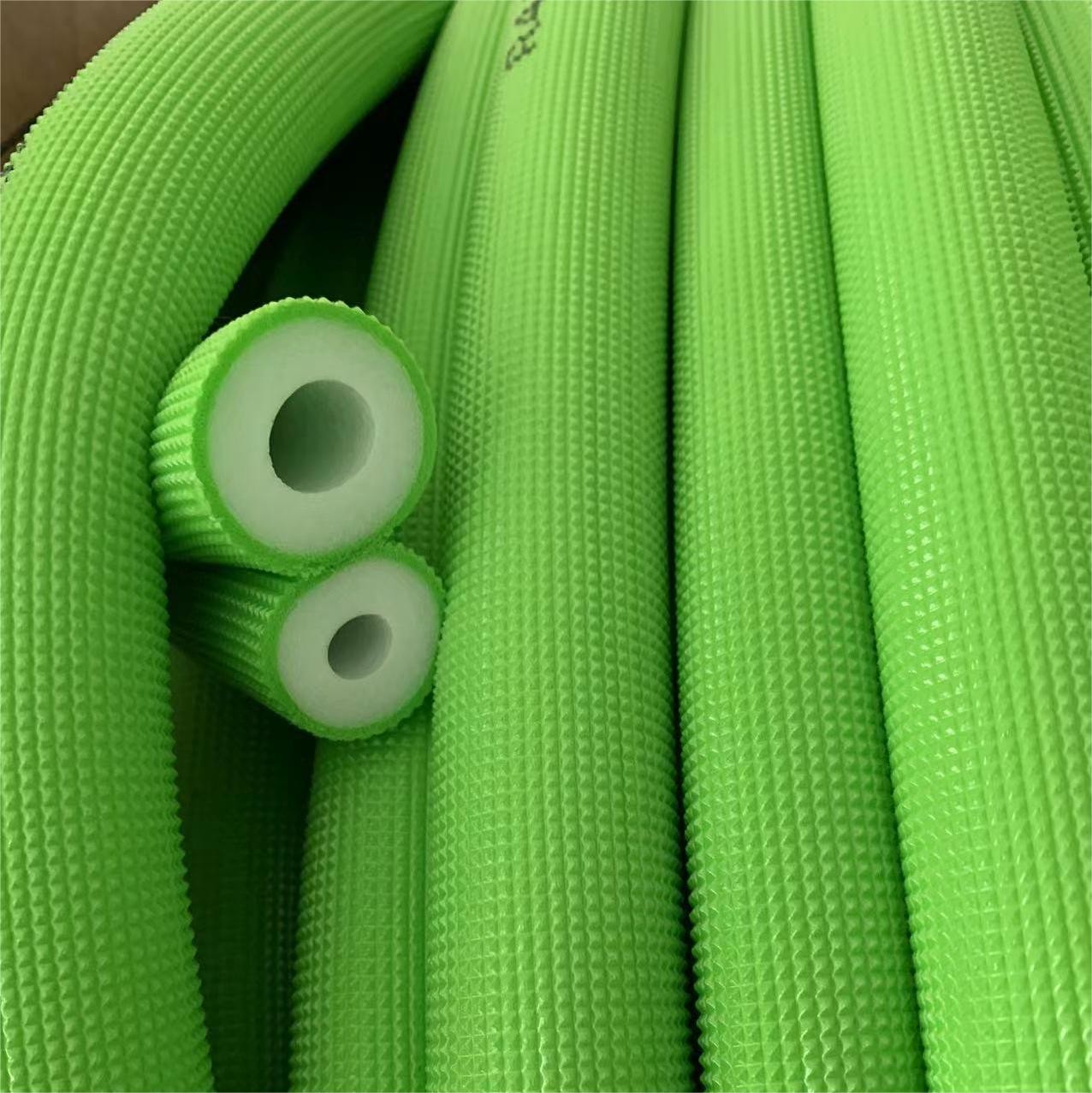 Pet Film Coated XPE Air Conditioner Insulation Foam Fire Retardant Grade B2