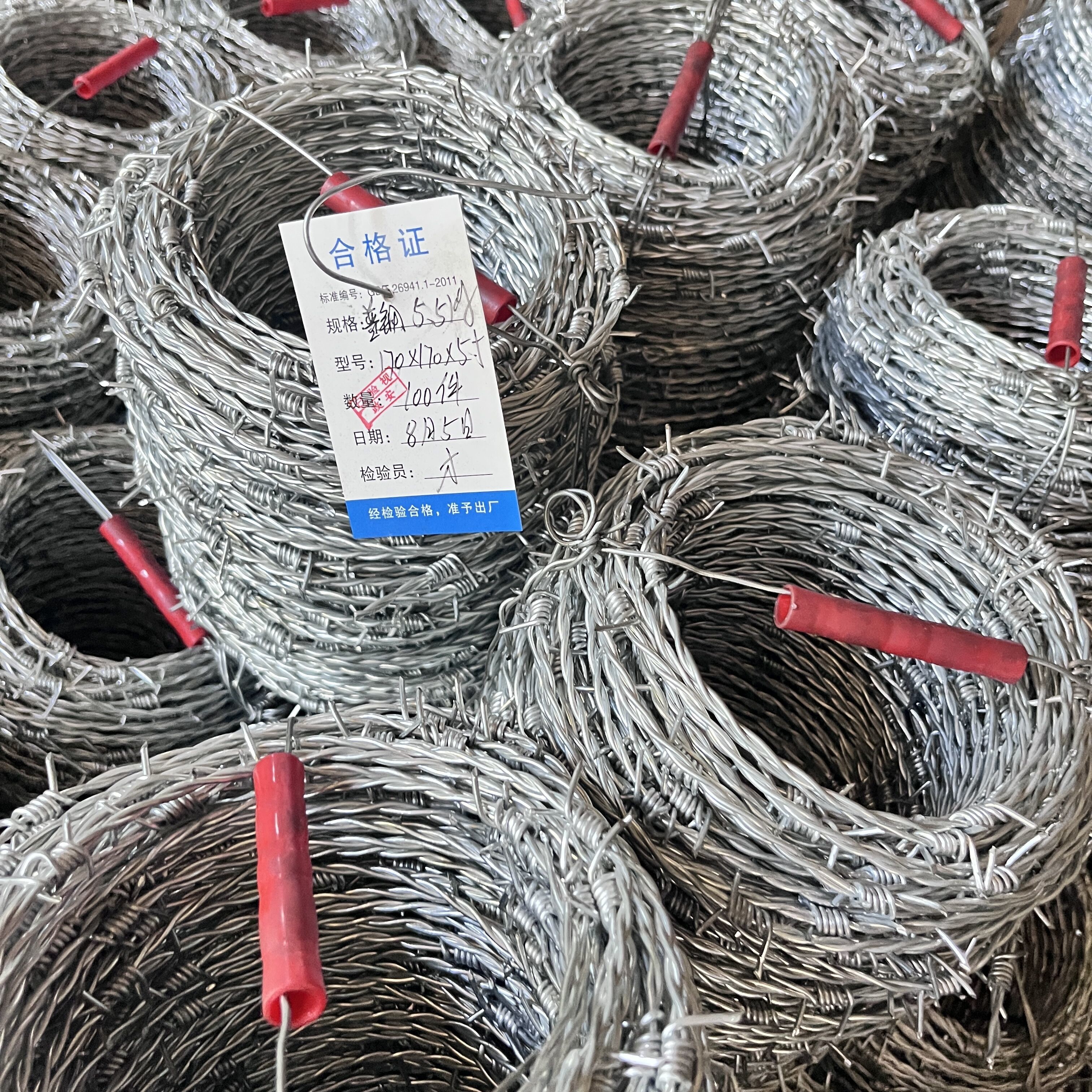 High-Quality Galvanized Barbed Wire Security Fence 500 Meters Barbed Wire Prices