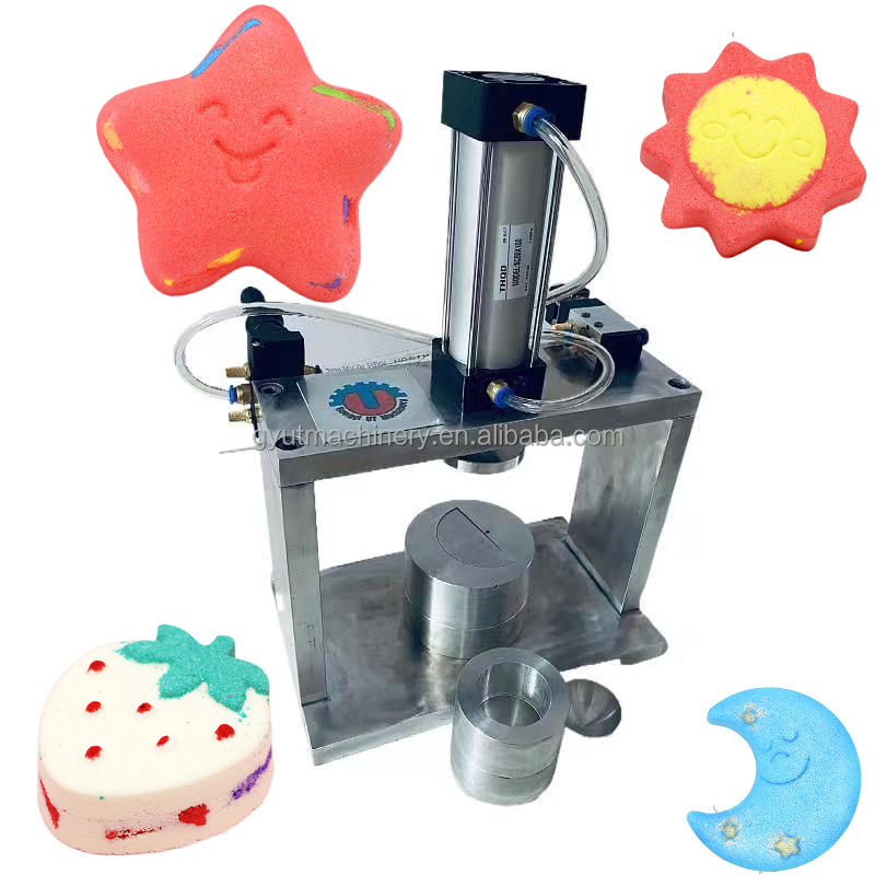 Mechanical Handmade Bath Bomb Press Pneumatic Soap Stamping Machine with 15 KG Weight