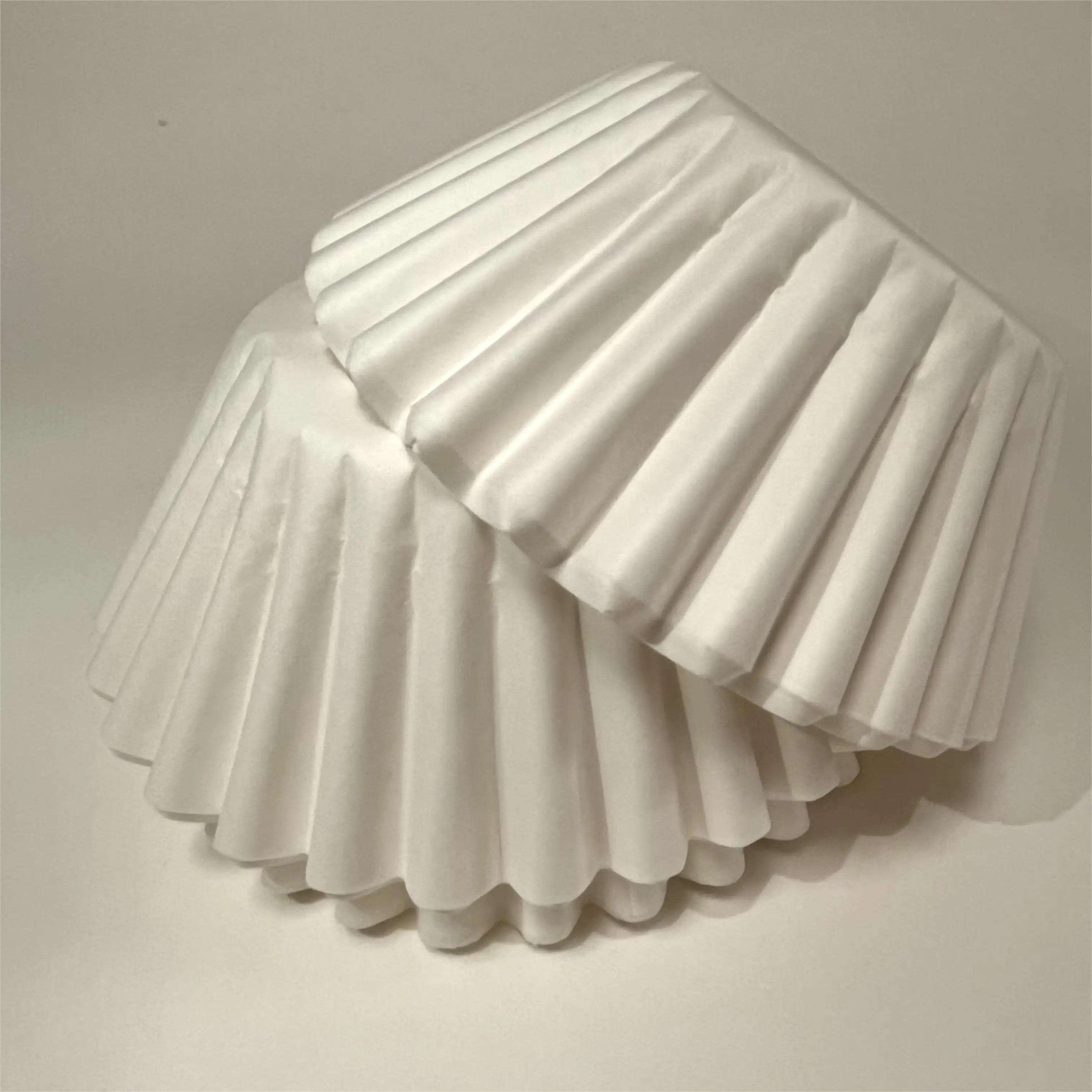 Basket Coffee Filter Paper Wave Shape Sustainable Environmentally Friendly