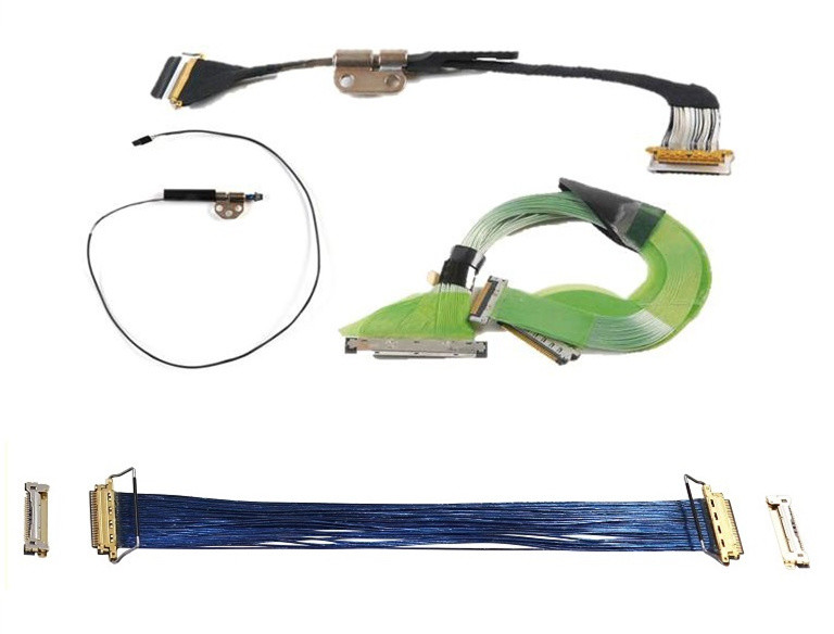 Robotics LVDS Wire Harness 0.8mm Mini Coaxial Shielded Cable Assembly