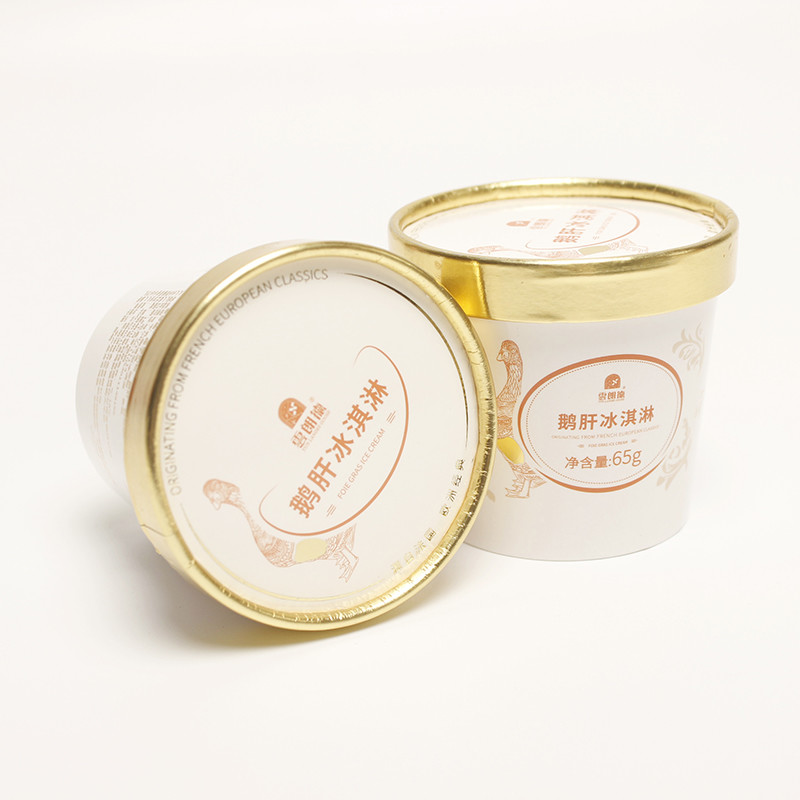 12oz Custom Paper Ice Cream Cups
