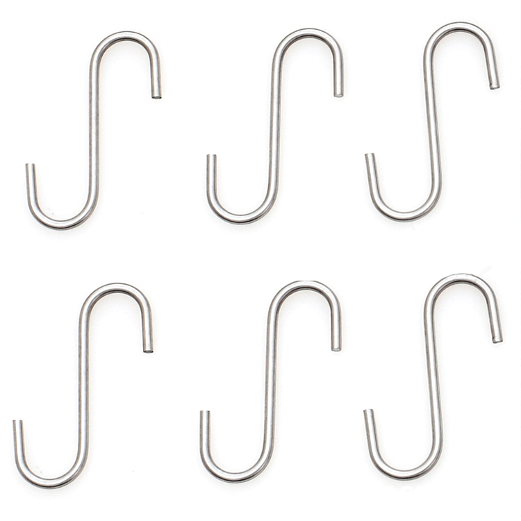 S Shape Bathroom Robe Hook Stainless Steel Hanger Hook Metal Wall