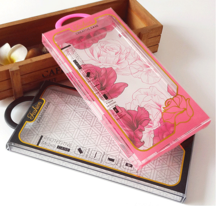 Custom Logo Protective Phone Case Packaging Box Waterproof With Blister / Display Window