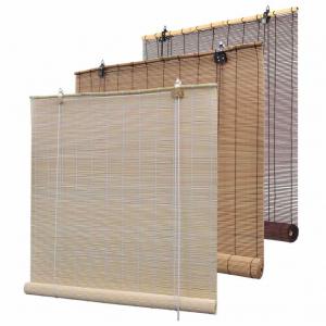 Buy cheap Outdoor Bamboo Roller Blinds Customized Size Manual Working SGS Certification product