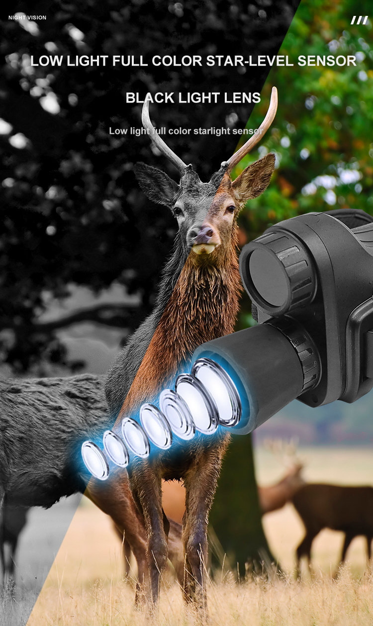 800 Meters Day Night Monocular Long Range Total Darkness Viewing Distance Video Camcorder Function