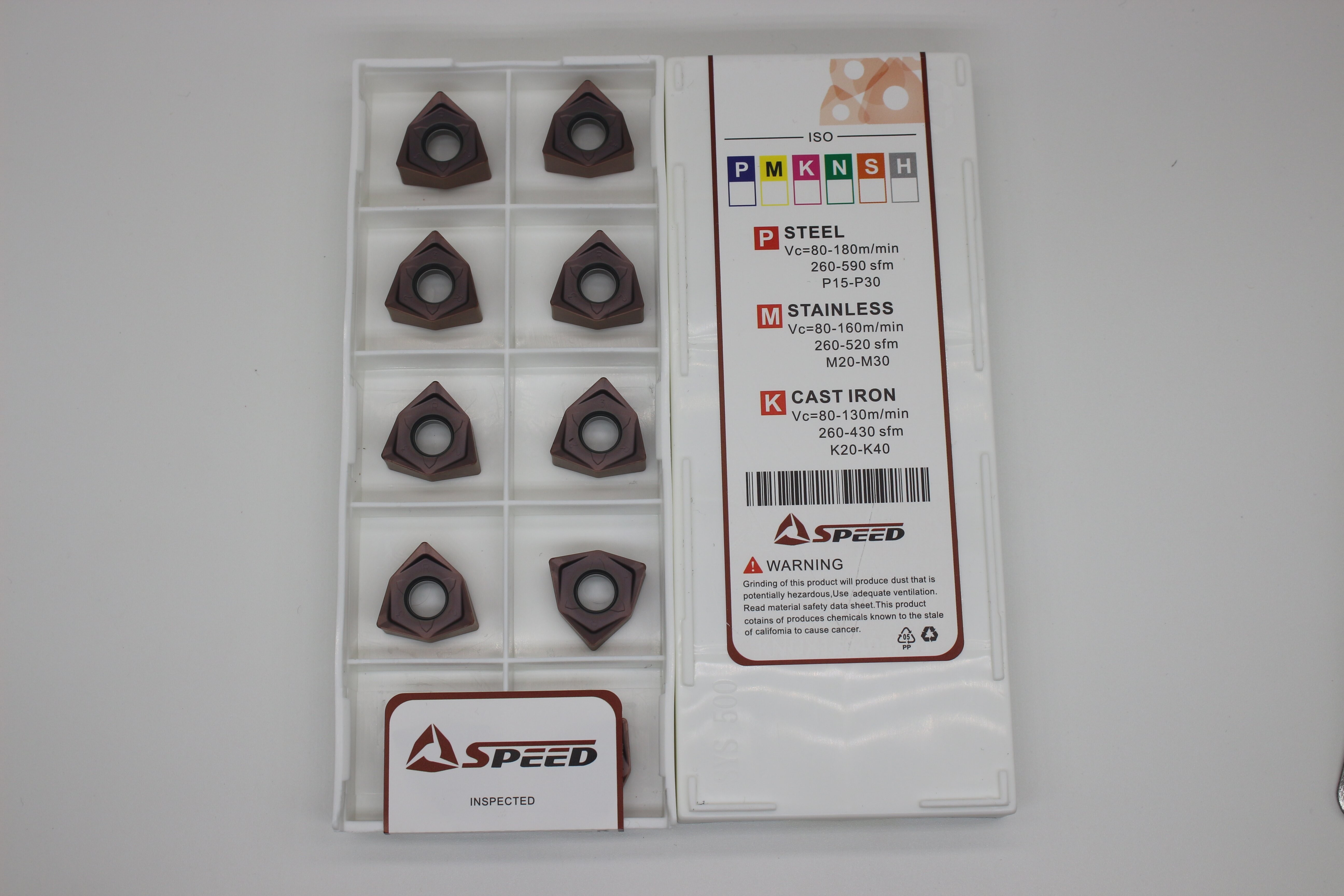 WNMU040304 WNMU080608EN-R Tungsten Cemented Carbide Turning Tool CNC Milling Inserts