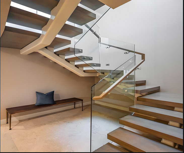 Customizable Easy Install Modern Stair Railing Safety Design Banister Railing