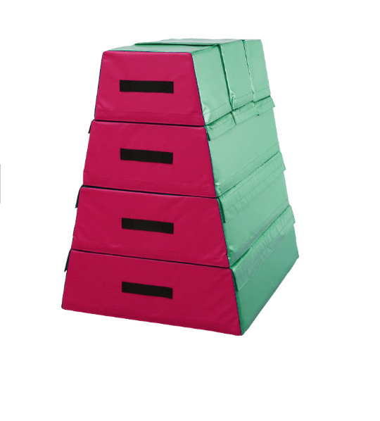 Gymnastics Shape Mat Soft Children Height Adjustment Stackable Jumping Plyo Box