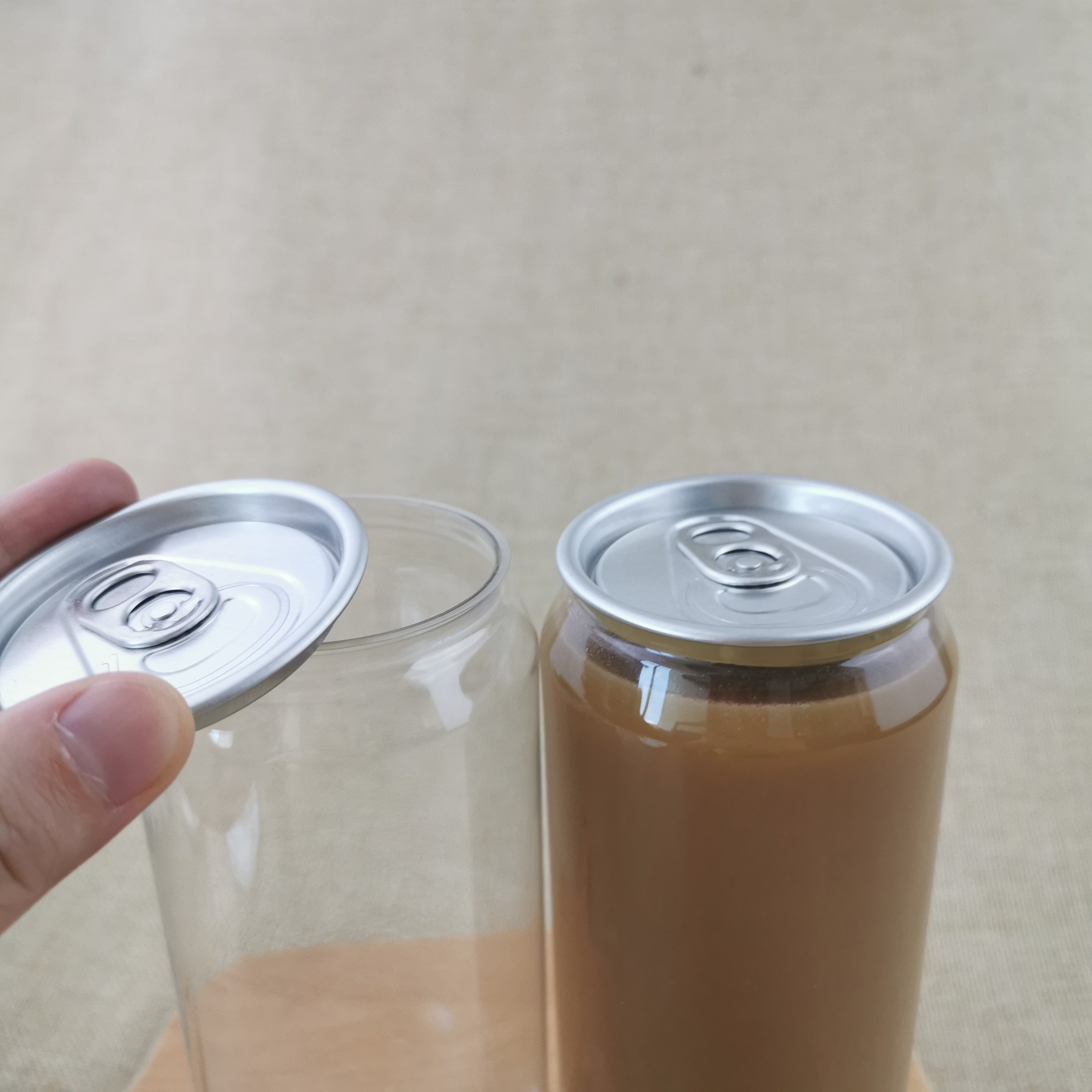 Empty Customized Logo 52MM 28g 16 Oz Plastic Juice Bottles