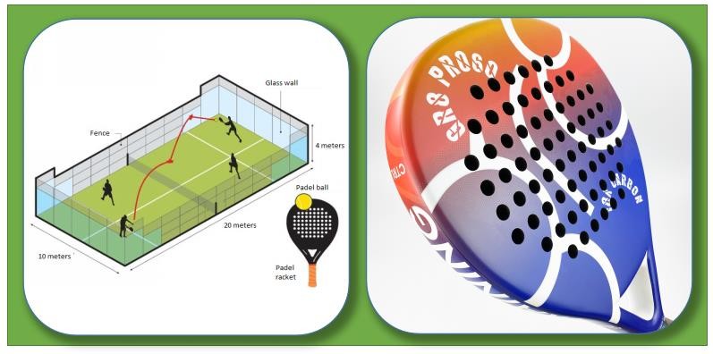 Pelotas Beach Tennis Paddle Racquets De Padel Carbon Fiber Baddle Racket