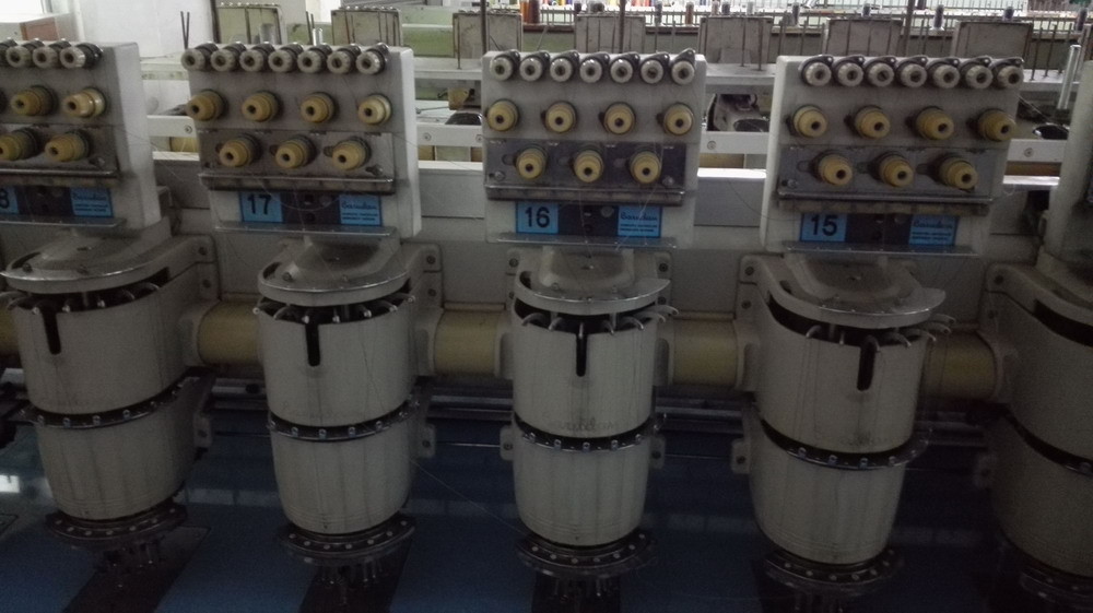 Japan Second Hand Embroidery Machine / Embroidery Printing Machine Low Noise