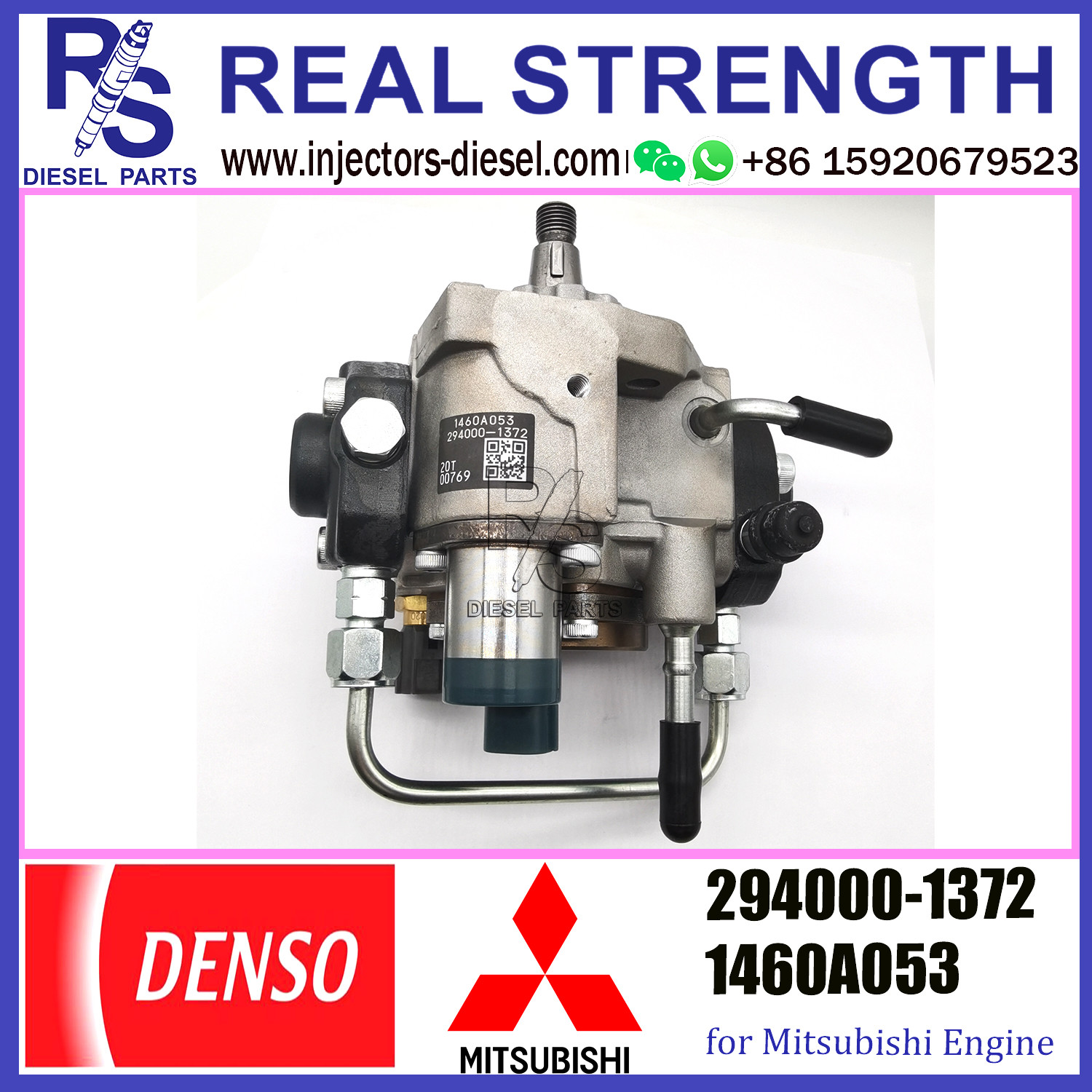 HP3 Denso Common Rail originale 294000-1372,1460a053 per motore MITSUBISHI 4 d56