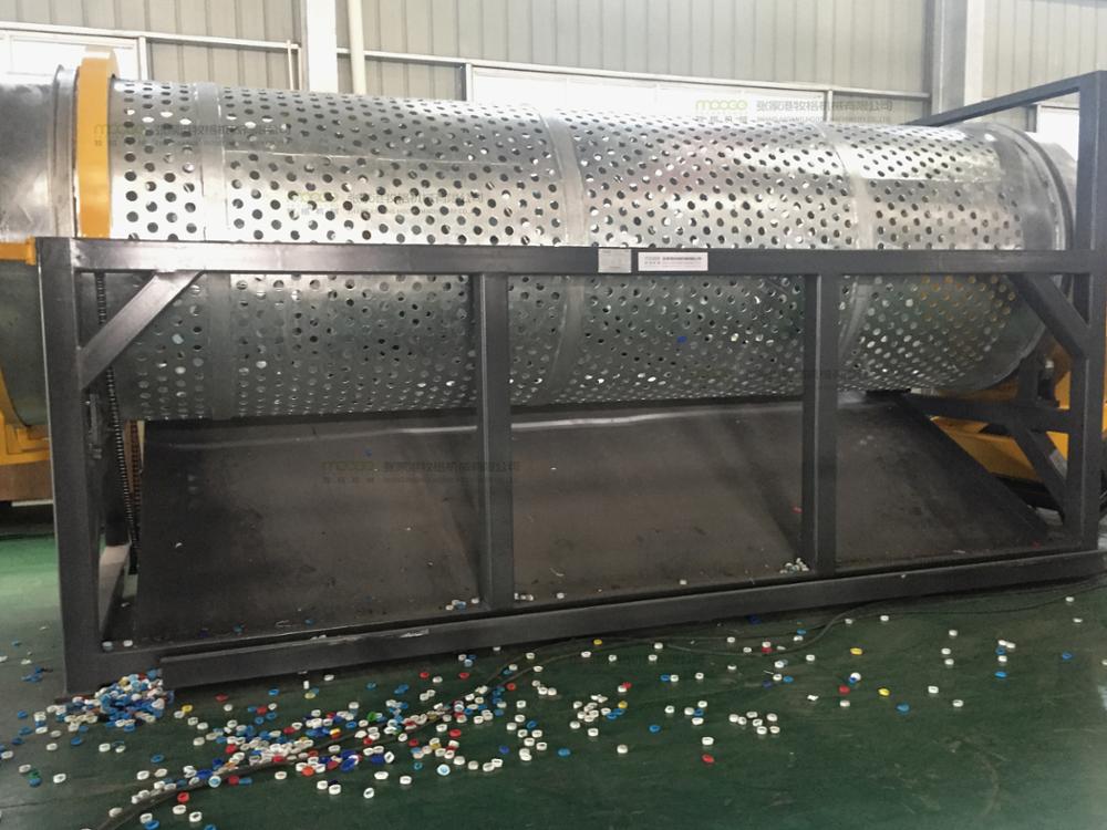 PET HDPE Plastic Separator Machine Bottle Trommel Machine