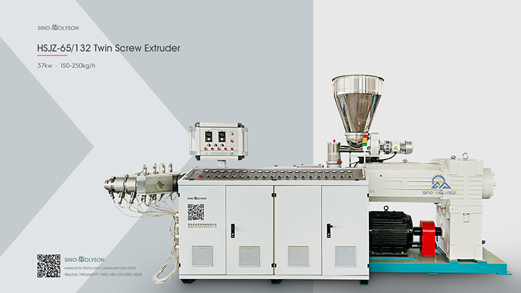37kW Electric Conduit PVC Pipe Making Machine 39.6 Rpm
