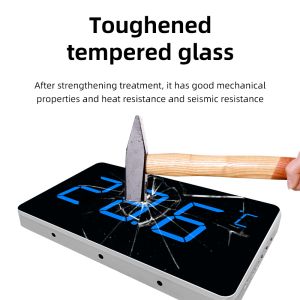 LX923TW-B Digital Temperature Humidity Meter with Waterproof Probe - Blue