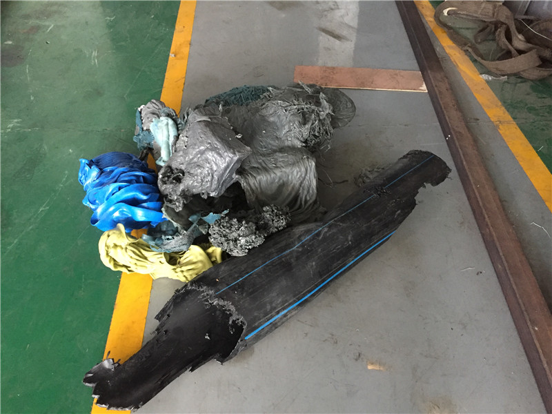 Single Shaft Waste Plastic Lumps Shredder Machine 200kg/H Granulator
