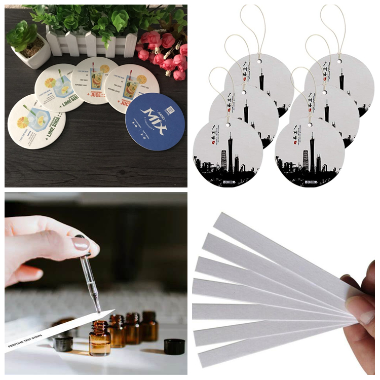2mm thickness Uncoated white paper board to make air freshener