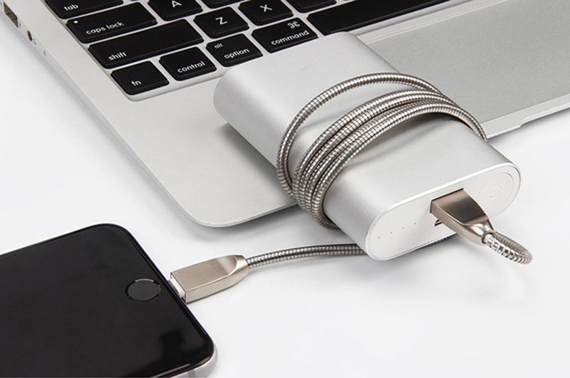 2.4A IPhone USB A to Lightning Cable 1m USB Data Transfer Cables Fast Charging