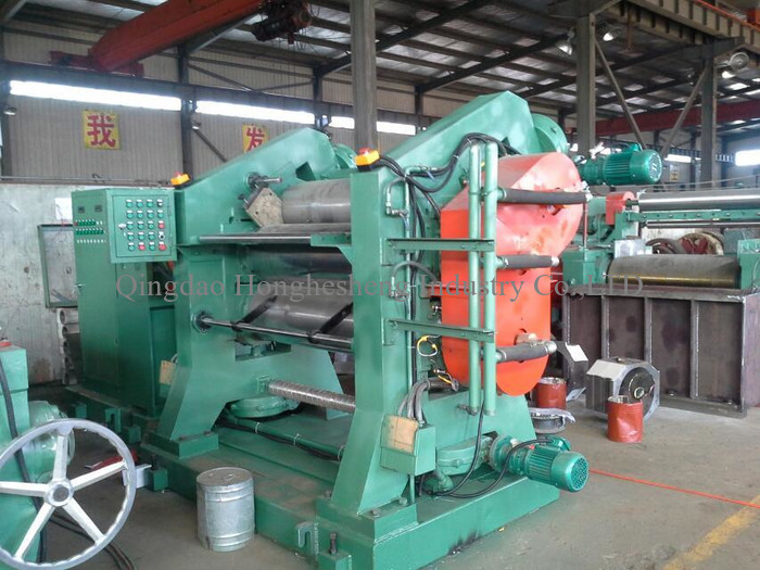 Fabric Rubber PVC Film Conveyor Belt Calender Machinery 360*1120mm