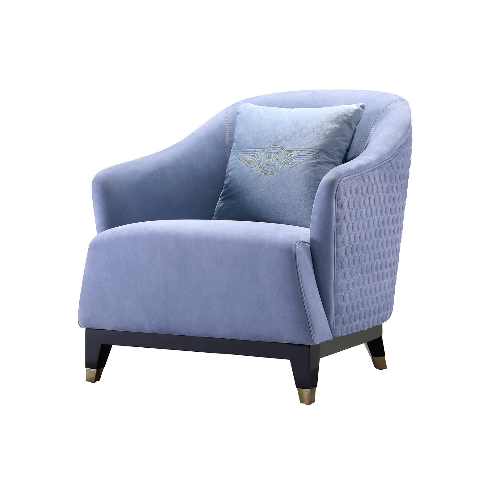 Luxury hotel lobby furniture sofas used high end Cow leather can choose fabric upholstered seating furniture