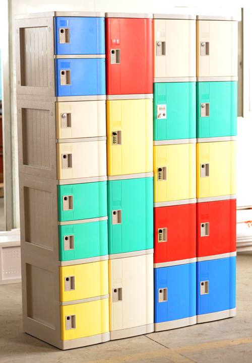 32 Doors One Set Cell Phone Lockers With Keys , Phone Charging Lockers For Meeting Room